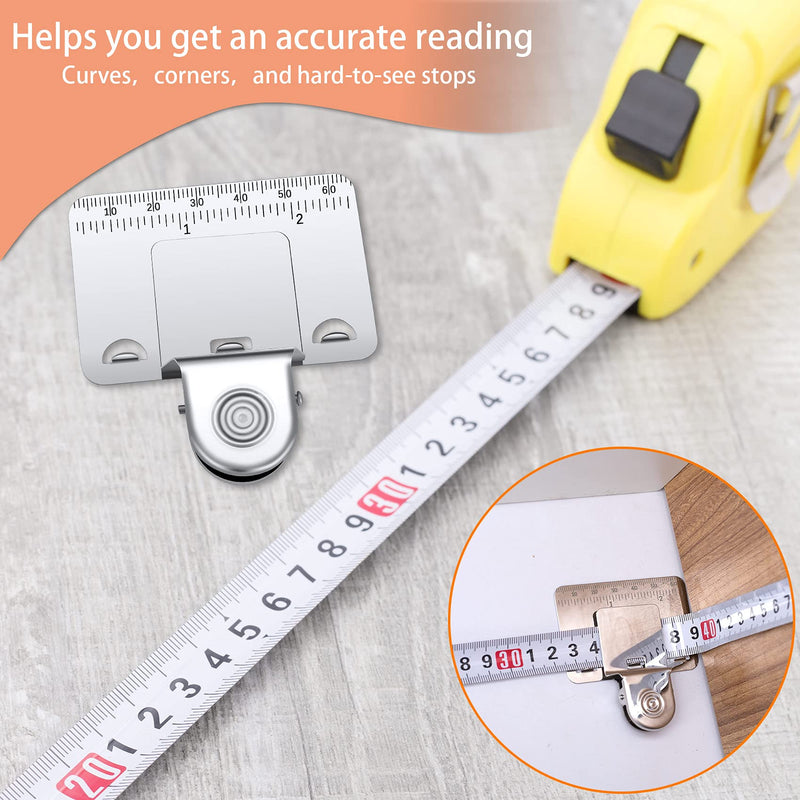  [AUSTRALIA] - OIIKI Measuring Tape Clip，Measure Precision Measuring Tool, Tape Measures Precision Easuring Clip Tool, for Corners