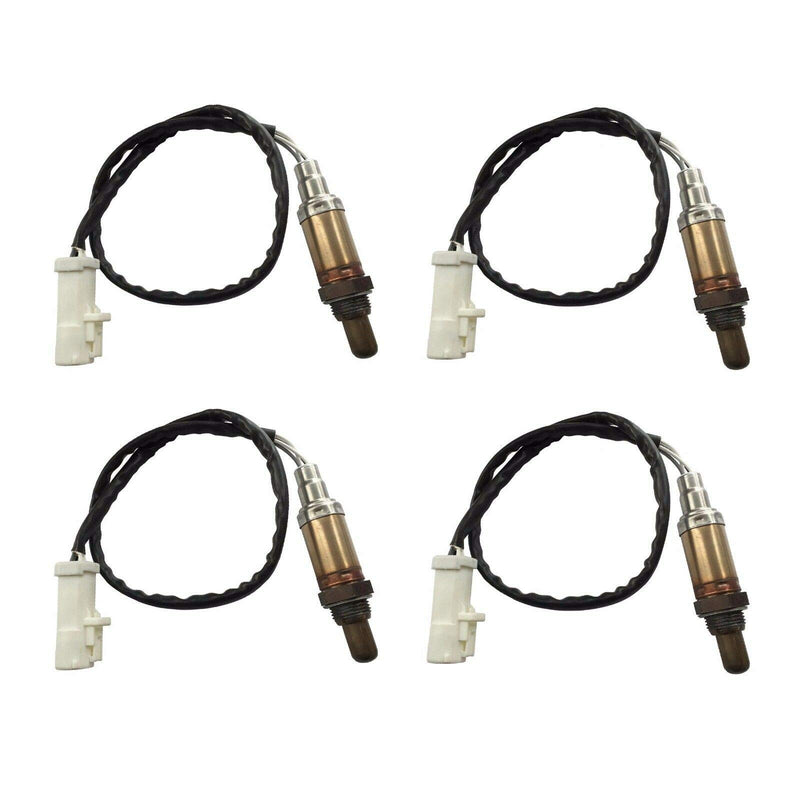 MOSTPLUS O2 Oxygen Sensor Front Rear Down/Upstream Compatible with Ford Mercury (Set of 4) Replace 11171843 15717 - LeoForward Australia
