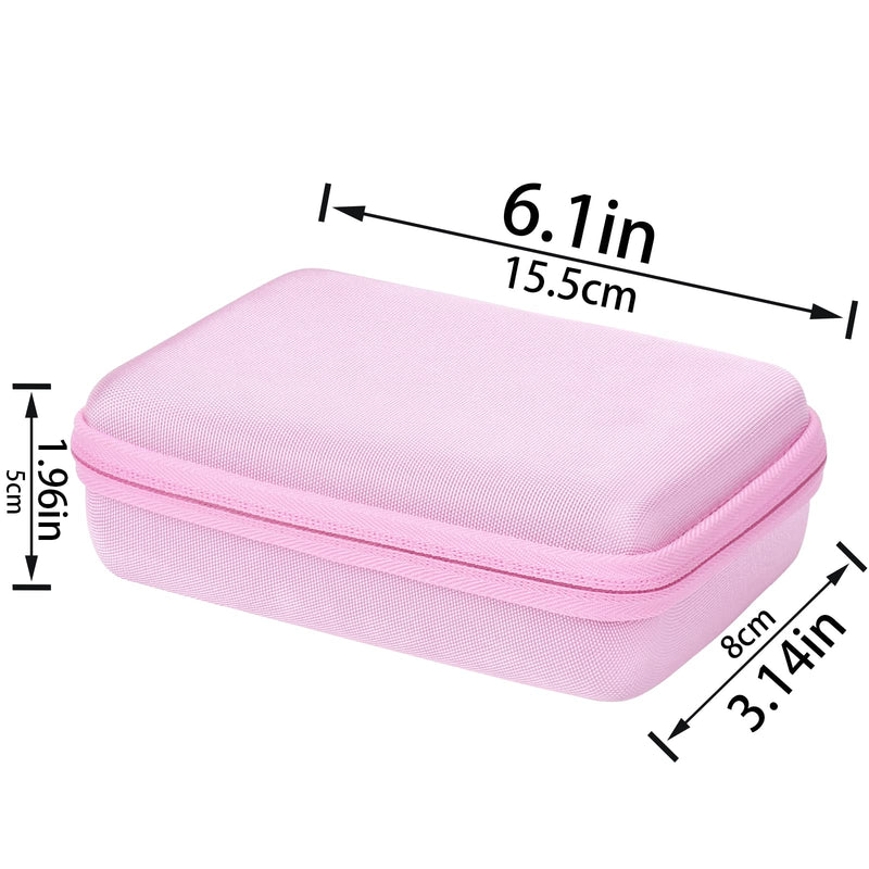  [AUSTRALIA] - co2CREA Hard Travel Case Replacement for Canon SELPHY QX10 Portable Square Photo Printer (for SELPHY QX10, Pink Case) for SELPHY QX10