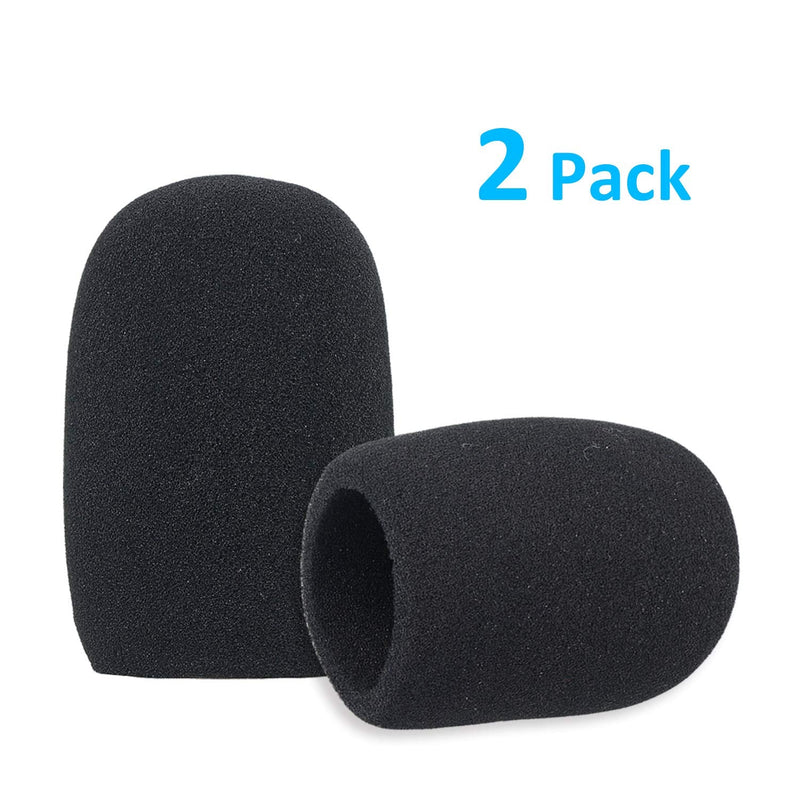  [AUSTRALIA] - SUNMON Windscreen Foam Cover, Windscreen Pop Filter for Audiotechnica AT2020 Condenser Studio Microphone (2 PACK) 2PCS Foam