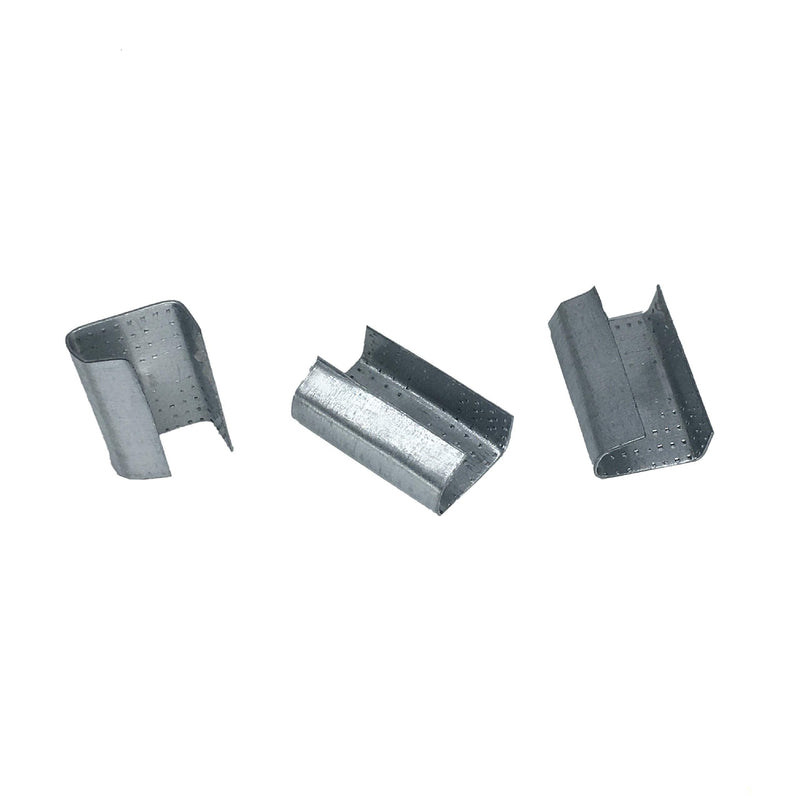  [AUSTRALIA] - Banding Clip, Open Serrated Seal, Polyester (PET) Strapping, Snap-On Gripper Strap Clip, 1/2" (13 mm) Wide, 1" (25 mm) Long, 0.024" (0.6 mm) Thick, Regular Duty Shipping, 1 Pack, 200 Pcs/Pack, 1306 Pack of 200 Pcs ½"(13mm) W×1"(25mm) L×0.024"(0.6mm)Thick