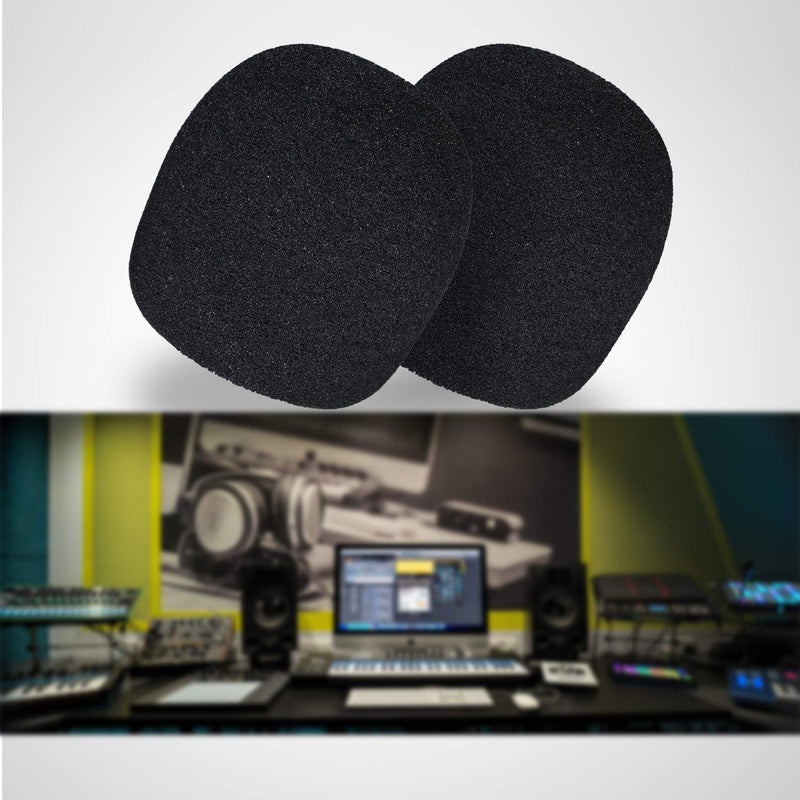  [AUSTRALIA] - SM58 Windscreen - Pof Filter Foam Windscreen Microphone Cover Compatible with Shure SM58S SM58-LC Ball Type Mic to Reduce Wind Noises by YOUSHARES (2 Pack）