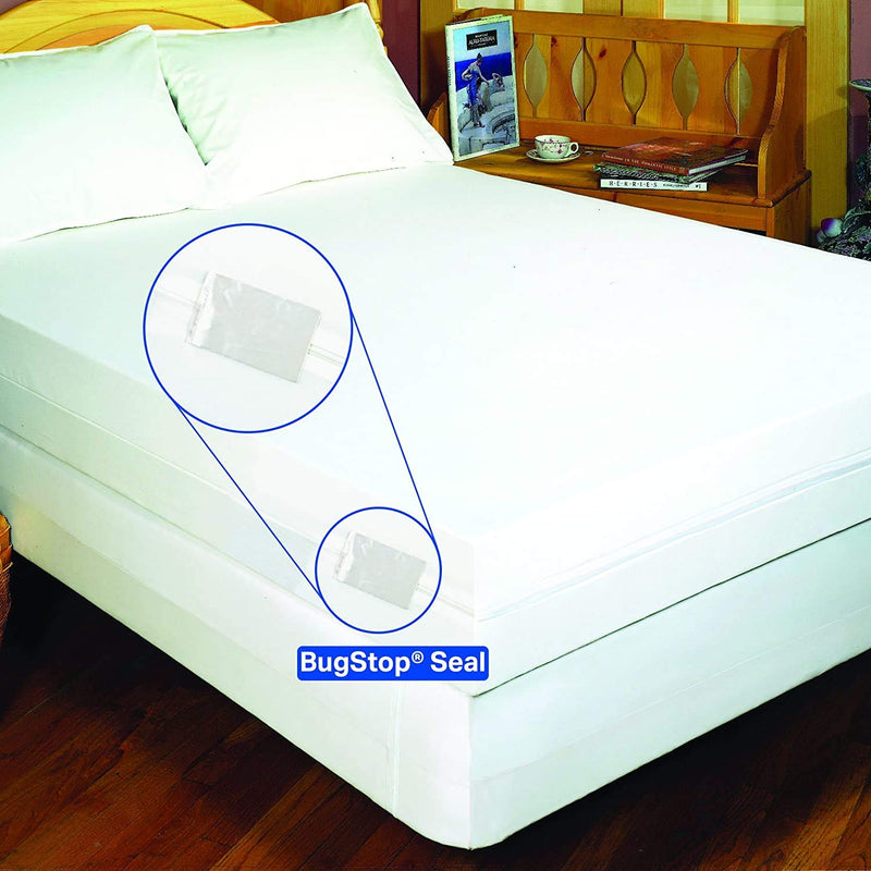  [AUSTRALIA] - BARGOOSE HOME TEXTILES, INC. Bedbug Solution. Stretch Knit Zippered Boxspring Cover - 9" Deep (Twin) Twin