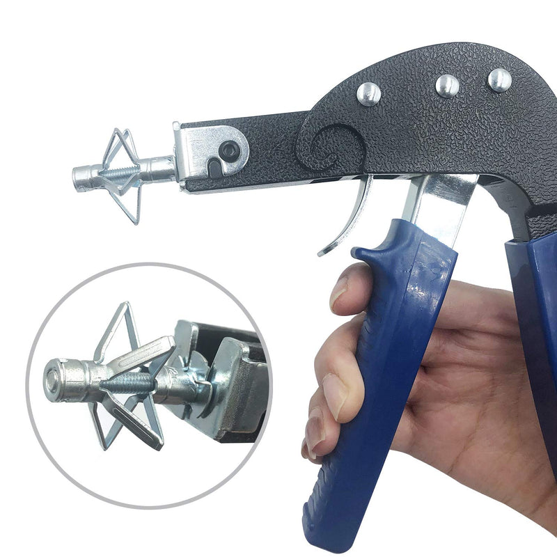  [AUSTRALIA] - ISPINNER Heavy Duty Wall Anchor Gun Metal Setting Tool for Hollow Wall Anchor Plasterboard Fixing