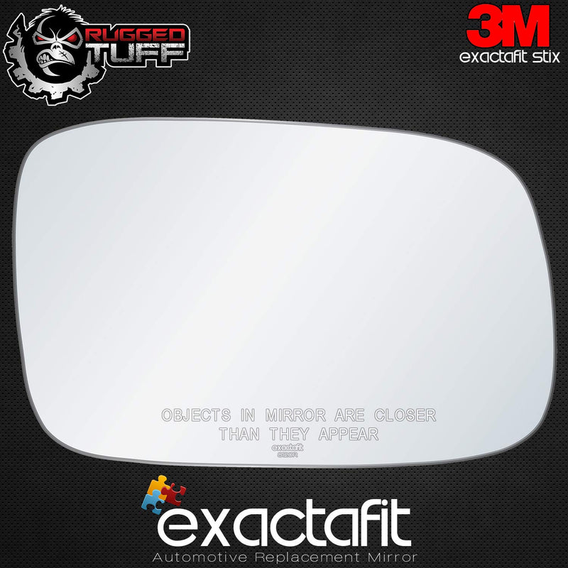 exactafit 8120R Passenger Side Mirror Glass Replacement Plus 3M Adhesives Compatible With Lexus ES300 ES330 GS300 GS400 GS430 Right Hand Door Wing RH - LeoForward Australia