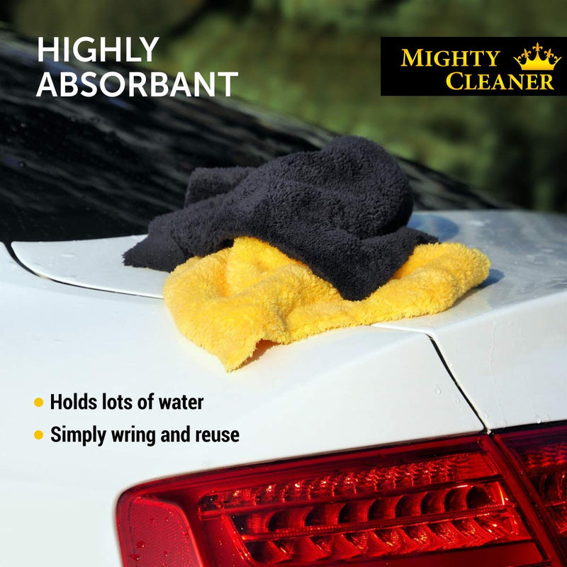  [AUSTRALIA] - Premium Microfiber Towels for Cars - 6 Pack - Thick Professional Microfiber Cleaning Cloth for Cars - 12”x12”