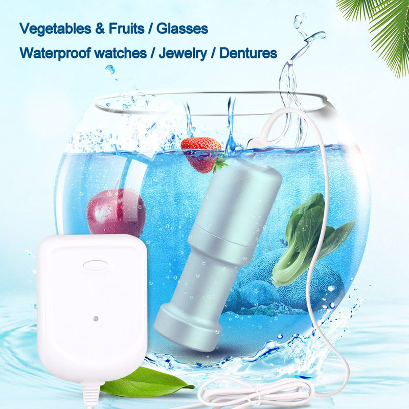  [AUSTRALIA] - AMTAST Portable Ultrasonic Cleaner Vegetables Fruits Ultrasonic Cleaner, 110V 60Hz with US Plug