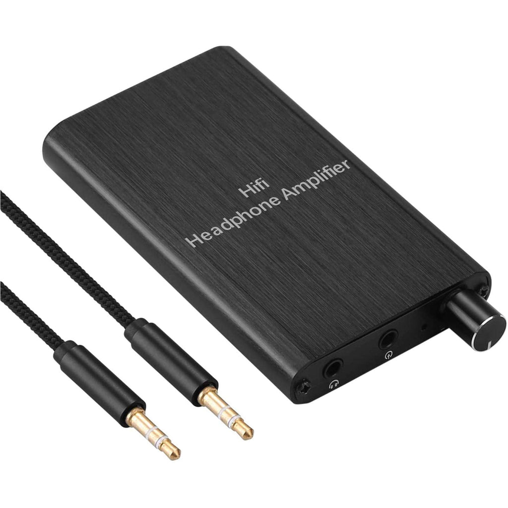  [AUSTRALIA] - Headphone Amplifier, Portable HiFi Headphone Amp 3.5mm Stereo Audio Gain Switch Support Impedance 16-300Ω Headset for MP3/MP4 /Phones/Digital Players/Computers/Xbox one,PS4,PS5 Controller