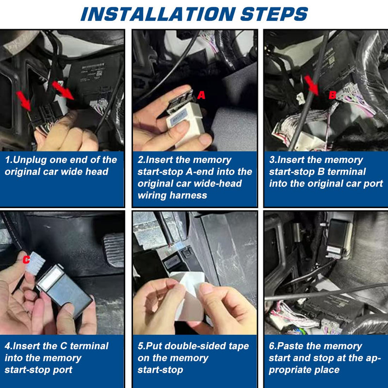  [AUSTRALIA] - Auto Start Stop Eliminator for Ford Bronco 2021 2022 (No fit Bronco Sport) Ford F150 Raptor 2022 Automatic Stop Start Engine System Delete/Disable/Canceller Cancel Device Cable