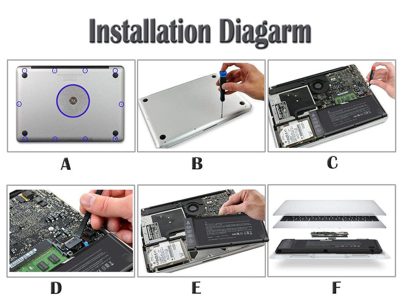 A1321 A1286 Laptop Battery for MacBook Pro 15 Inch Mid 2009 Mid 2010, Replacement for MacBook Pro Battery A1321 A1286 MC371LL/A MC372LL/A MB985 MB986 MC118 77.5WH - LeoForward Australia