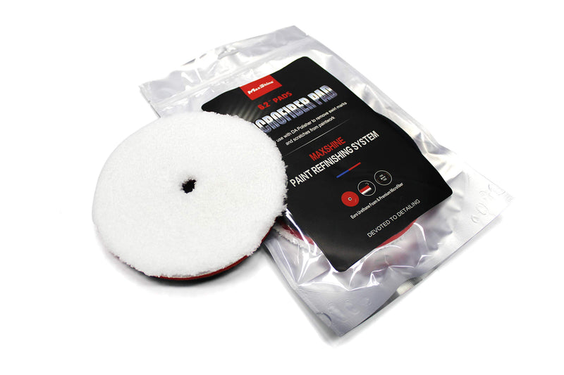  [AUSTRALIA] - Maxshine Microfiber 6.2"/155X10mm DA Finishing Foam Pad with Black Hook&Loop 155X10mm