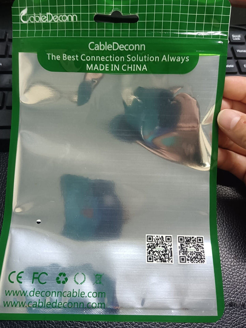  [AUSTRALIA] - CABLEDECONN 3M 10FT Mini DP to DisplayPort 8K Cable 8K(7680x4320)@60Hz 4K@144Hz DisplayPort 1.4 Bi-Directional Transmission DisplayPort to Mini DisplayPort 8K Cable