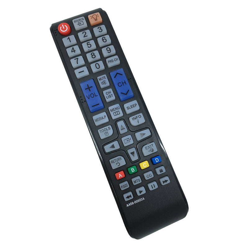 New AA59-00600A AA5900600A Replaced Remote Control fit for Samsung TV UN46EH5000 UN40EH6000 PN51E450A1 PN43E450A1 UN55EH6000F PN51E535A3 PN51E535A3 PN51E530A3F PN51E530A3 UN60EH6000F UN60EH6000FXZA - LeoForward Australia