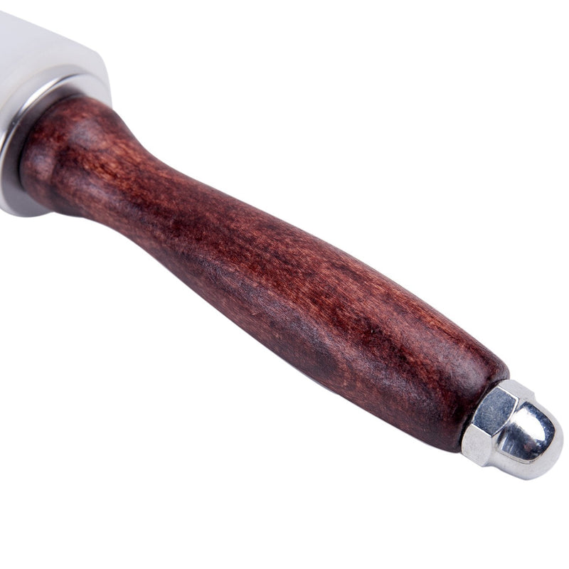  [AUSTRALIA] - Woniutch 12-Ounce Mallet for Leathercraft Leather Carving Hammer Working Mauls with Nylon Head and Wooden Handle