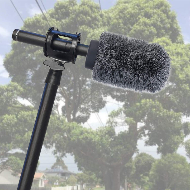  [AUSTRALIA] - YOUSHARES Deadcat Windscreen for Rode NTG1, NTG2, Audio-Technica AT897 Shotgun Microphones, Wind Muff Up to 5.5" Long