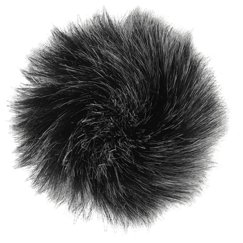 [AUSTRALIA] - Onwon Outdoor Microphone Furry Windscreen Muff for Most Lavalier Microphones Lapel Headset Microphone Cover (2 Pack) 2 Pack