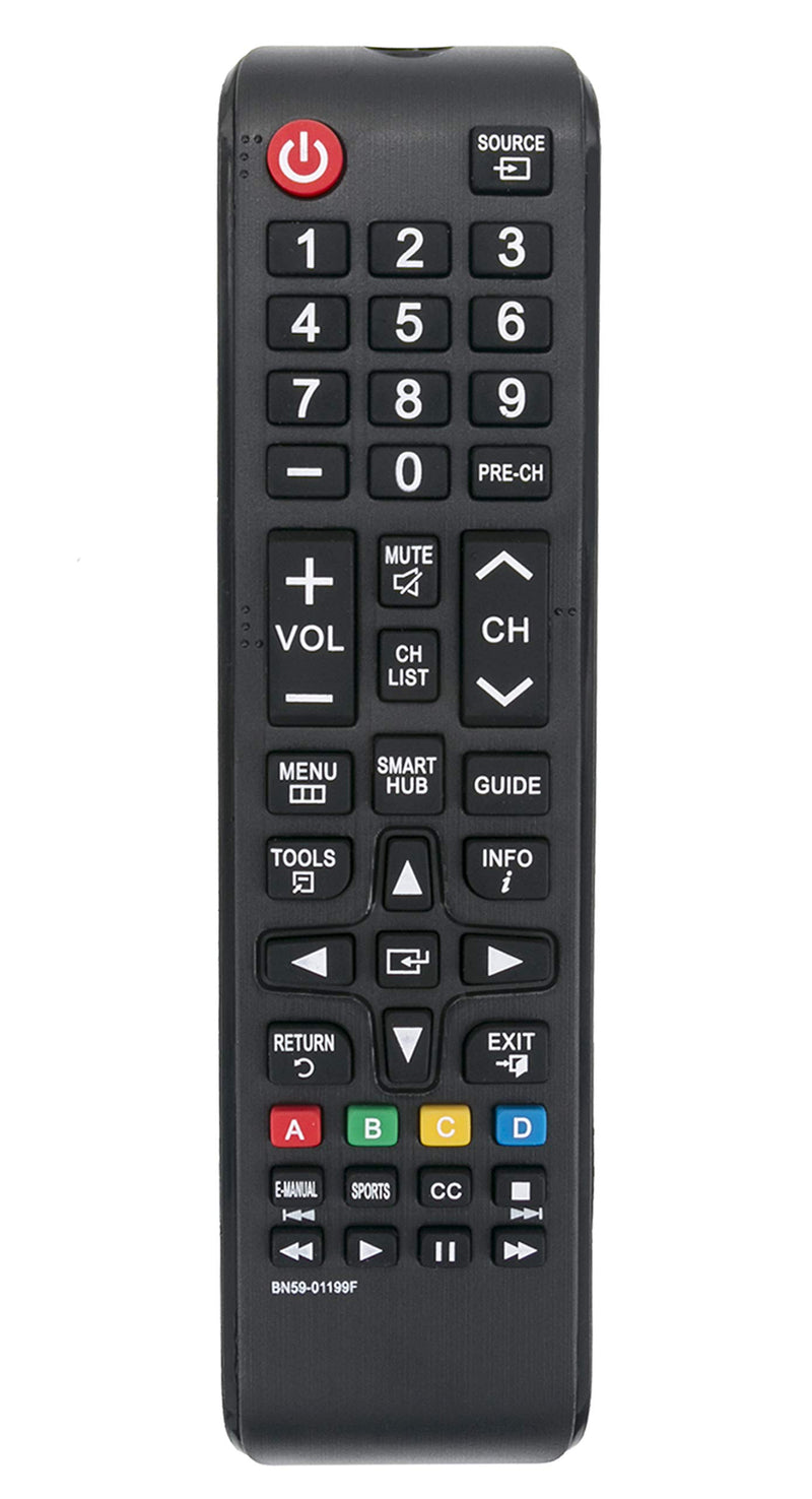 New BN59-01199F Replaced Remote fit for Samsung TV UN32J5205AF UN40J5200 UN40J5200AF UN48J6200AF UN60J6200AF UN65JU640 with Smart Hub - LeoForward Australia