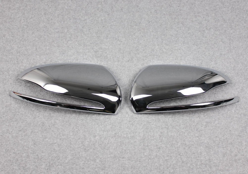 Fit for Mercedes Benz GLC GLC300 2016 2017 2018 2019 2020 2021 Rear View Mirrors Side Molding Cover Trims Chrome - LeoForward Australia