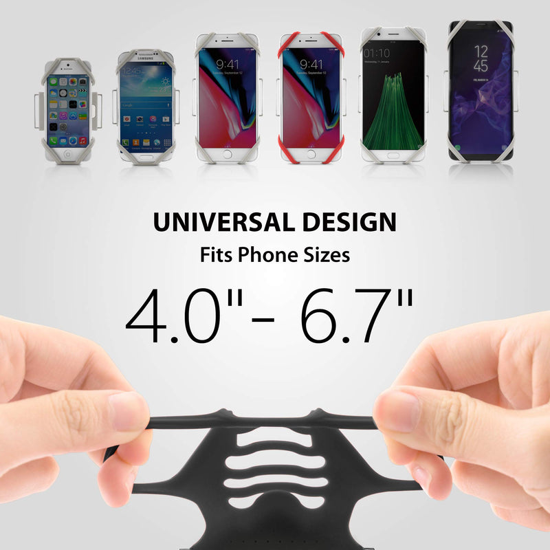  [AUSTRALIA] - Bone Run Tie Running Armband Phone Holder, Cell Phone Arm Band for Apple iPhone 13 12 11 Pro Max Mini XS XR X 8 7 6 Plus Galaxy S10 S9 S8 Smartphone, Phone Size 4-6.7" (Black/Arm Size 15.7-21.4") Black 3) 15.7-21.4 (inches) / 40-54.5 (cm)