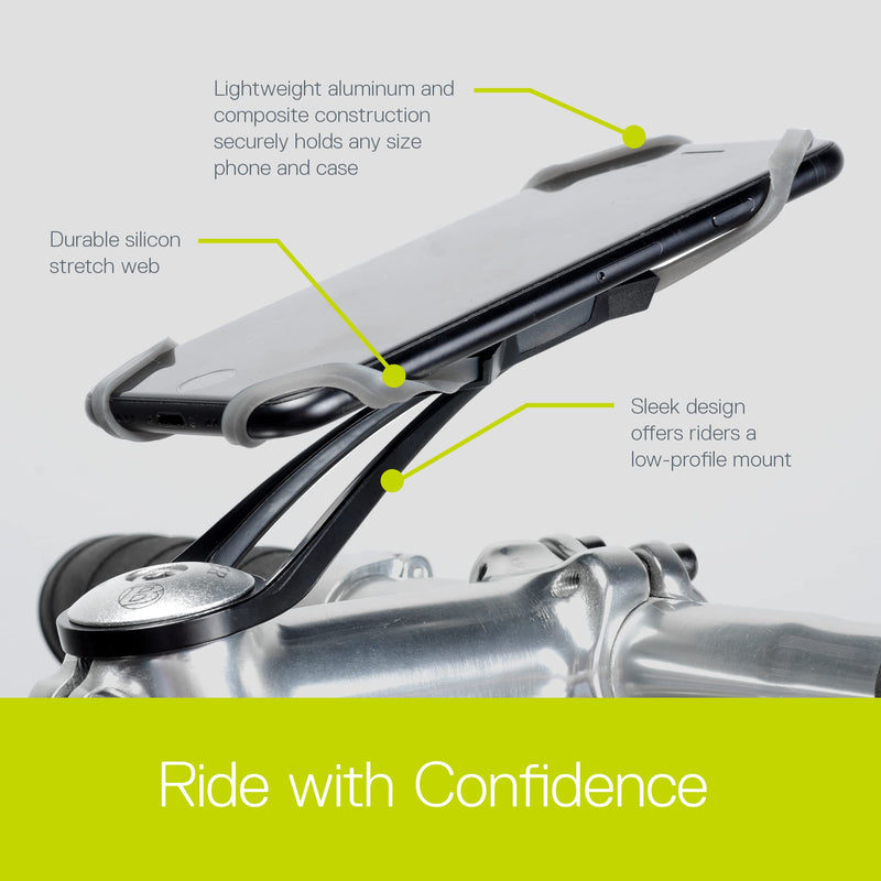  [AUSTRALIA] - Bike Phone Mount by Delta Cycle - Xmount Pro Bicycle Phone Holder Adjusts to Any Handlebar & Fits Any Phone or iPhone - Easily Accessible Bike Accessories for Adult Bikes Xmount Pro Stem