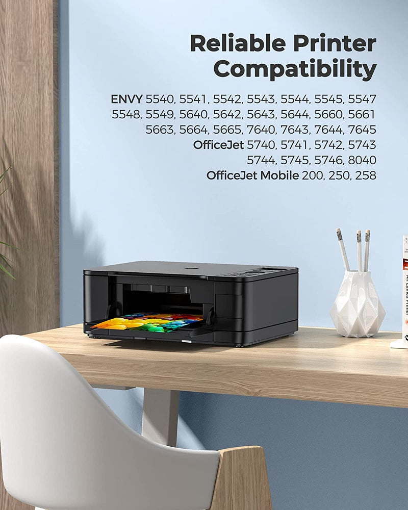  [AUSTRALIA] - 62XL Ink Cartridge Combo Pack Black & Color Replacement for HP 62 XL, 62XL Remanufactured Ink Work with Envy 5540, 5660, 7640, 7645 Series, OfficeJet 5740, 5745 Series (2-Pack) H062