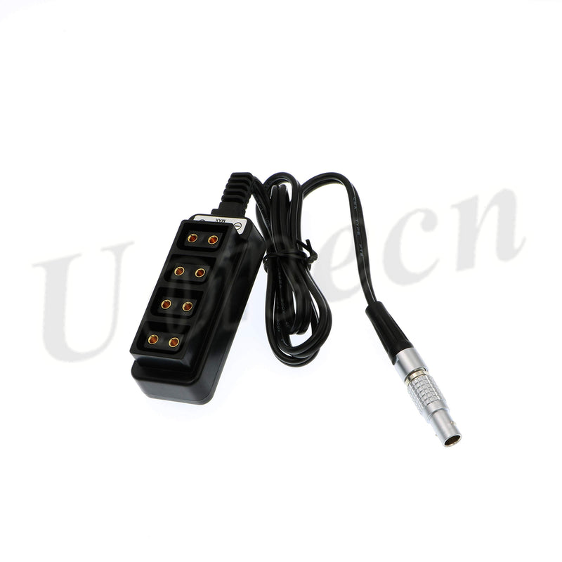  [AUSTRALIA] - Uonecn Splitter Cable for RED DSMC2 Jetpack RTmotion Sidekick 4 Port D-tap Female to FGG. 0B 2 pin Male