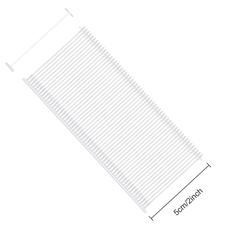  [AUSTRALIA] - 2 inch Standard Tagging Gun Fasteners, BS ONE 5000pcs Clothing Tag Barbs Attachments Price Label for All Standard Price Tag Gun