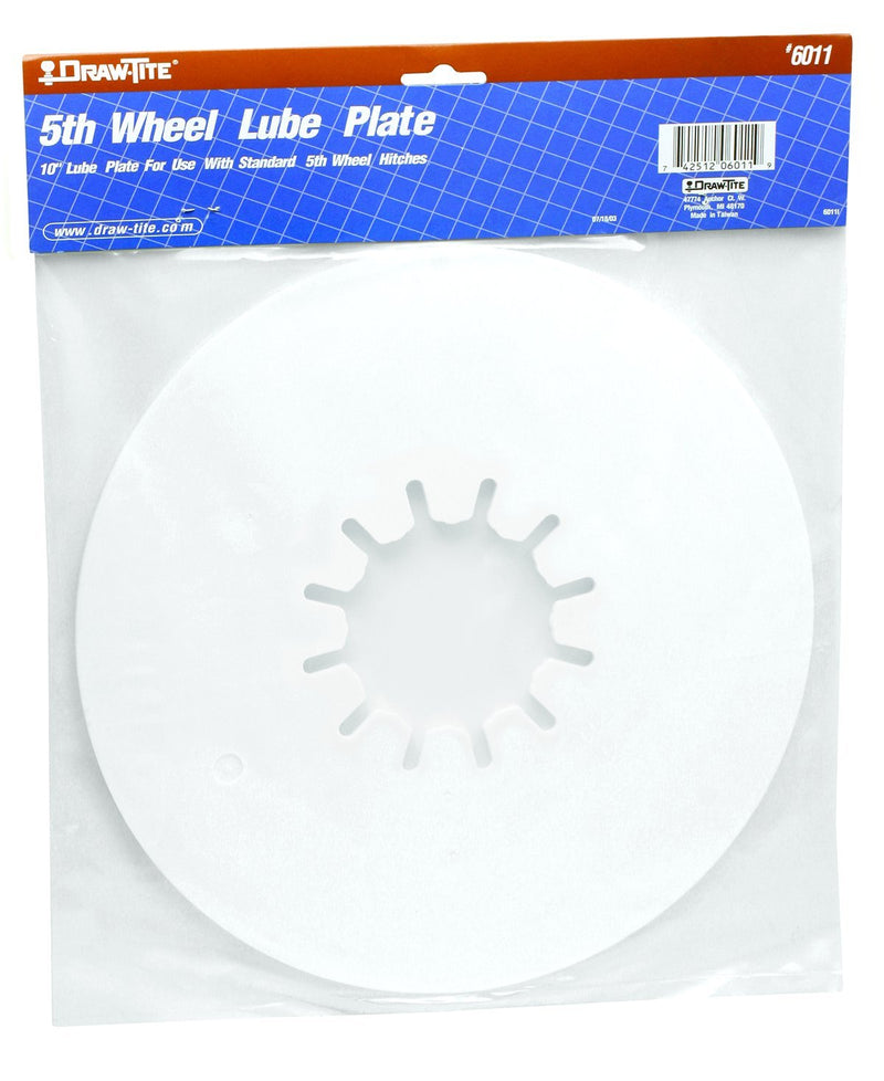  [AUSTRALIA] - Draw-Tite 6011 Fifth Wheel Lube Plate (Fifth Wheel 10" Round Lube Plate)