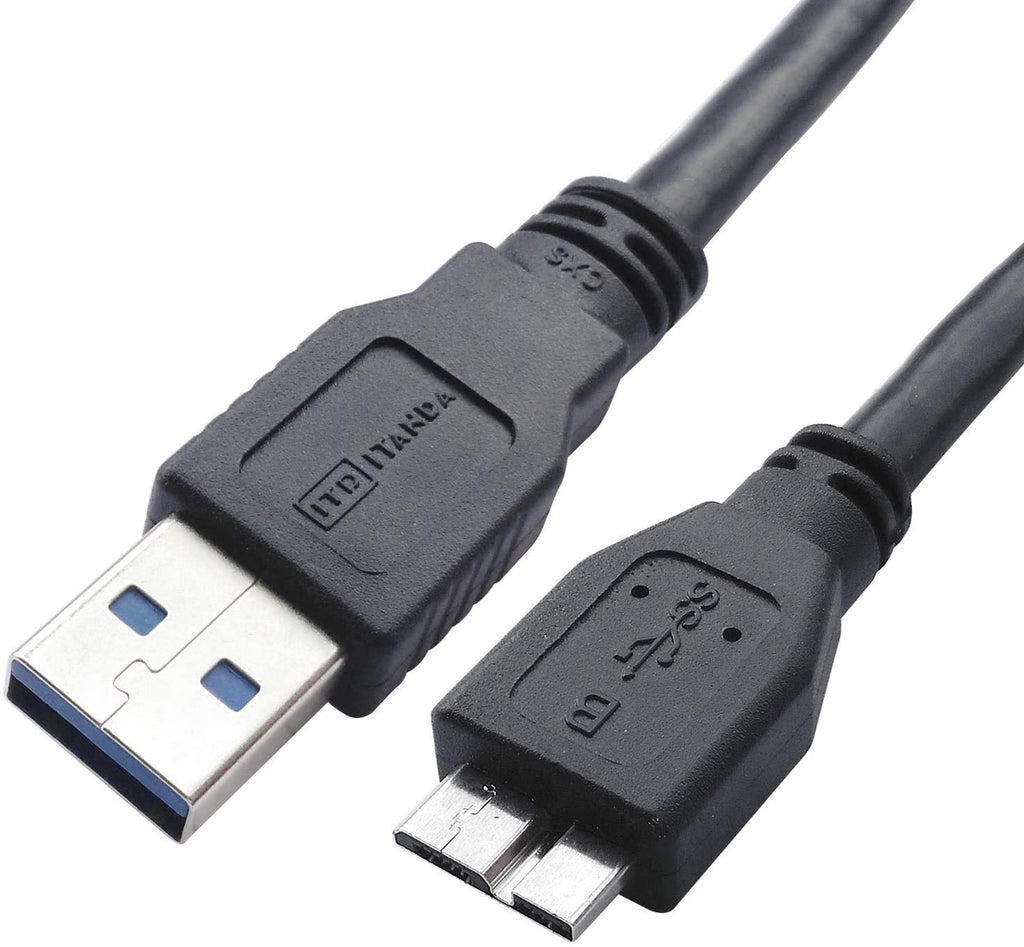  [AUSTRALIA] - ITD ITANDA USB 3.0 Micro Cable, 3.3ft USB 3.0 A to Micro B Cable Charger Compatible with Samsung Galaxy S5, Note 3, Note Pro 12.2, WD Western Digital My Passport and Elements Hard Drives