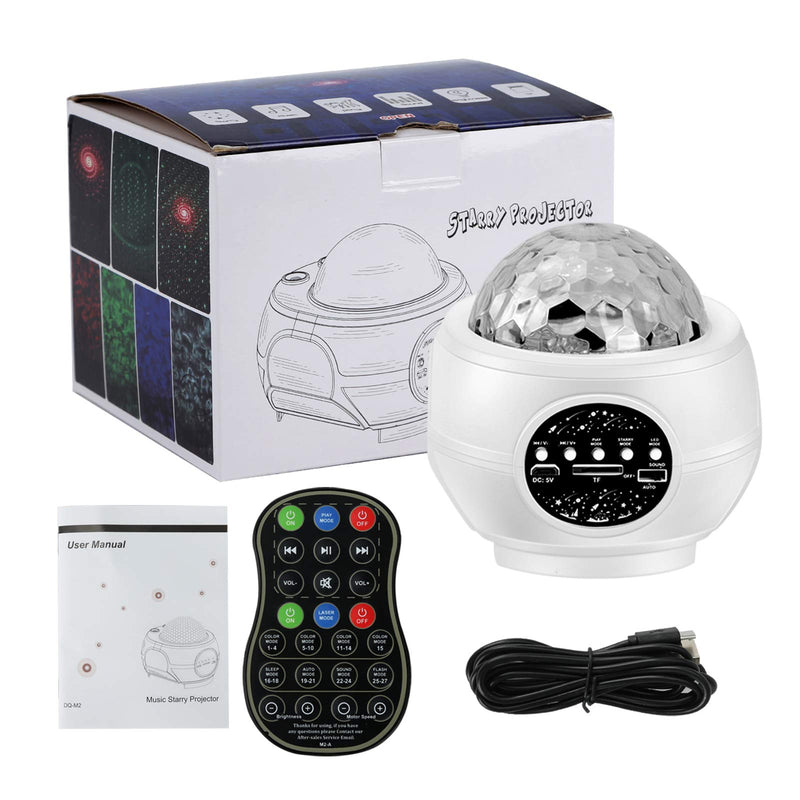  [AUSTRALIA] - Star Projector Light,Star Galaxy Projector,with Bluetooth Speaker Remote Control,Galaxy Projector for Bedroom Adults,Starry Night Light Projector for Kids Adults Christmas Gift White