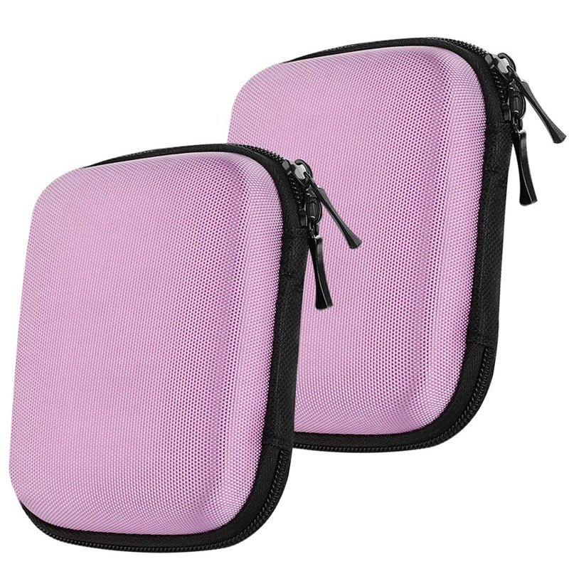  [AUSTRALIA] - Geekria NOVA Shield Case for Sony, JVC, Audio-Technica, Panasonic Headphones, Replacement Protective Hard Shell Travel Carrying Bag with Room for Accessories (2 Packs/Pink)