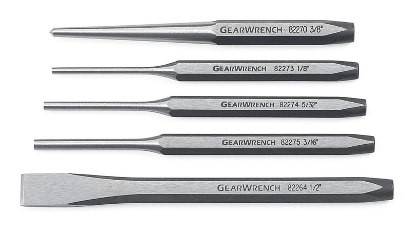  [AUSTRALIA] - GEARWRENCH 5 Pc. Punch and Chisel Set - 82304