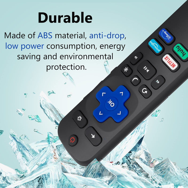  [AUSTRALIA] - 【Pack of 2】 Replacement Remote Control Compatible for Roku TV,for TCL Roku/for Hisense Roku/for Onn Roku(Not for Roku Stick,Box and Players)