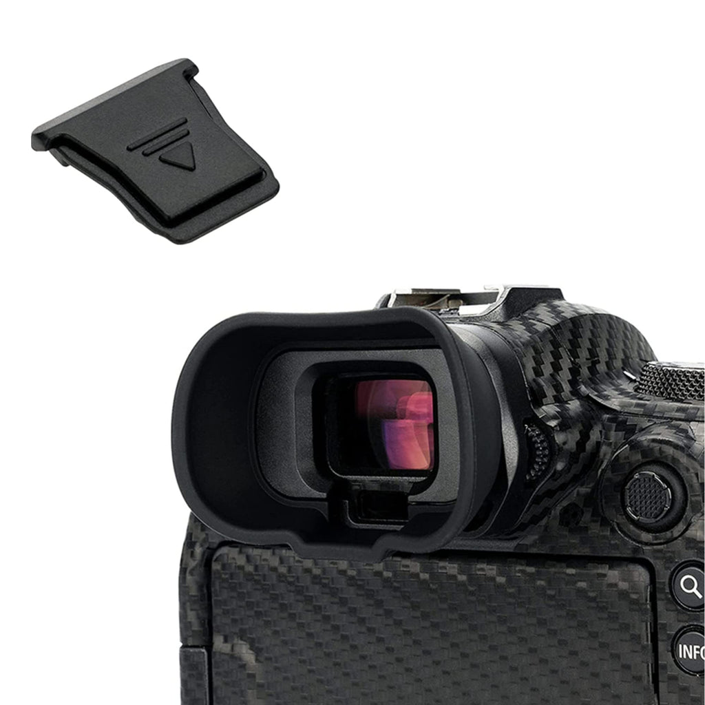  [AUSTRALIA] - R5 R5C Eyecup + Camera Hot Shoe Cap：Extended Camera Eye Cup with Camera Hot Shoe Cap for Canon EOS R5 R5C Camera