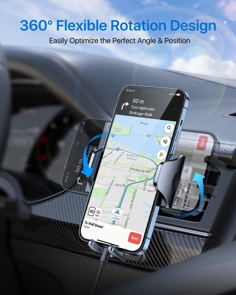  [AUSTRALIA] - andobil Car Vent Phone Mount Compatible with iPhone 11 12 13 14 Pro Max 6 7 8 X XR XS SE Samsung Galaxy S23 Ultra S22 S21 Note 20