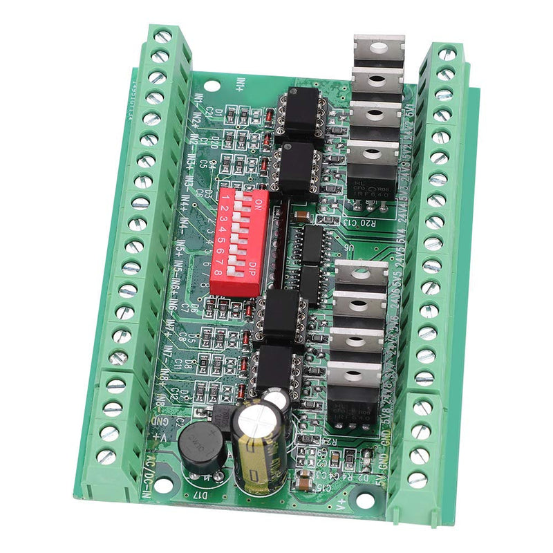  [AUSTRALIA] - 8-Channel Voltage Level Translator Voltage Level Converter Card NPN/PNP to NPN 5V/24V SquareWave Signal Converter Module Level Converter 10MHZ Optocoupler