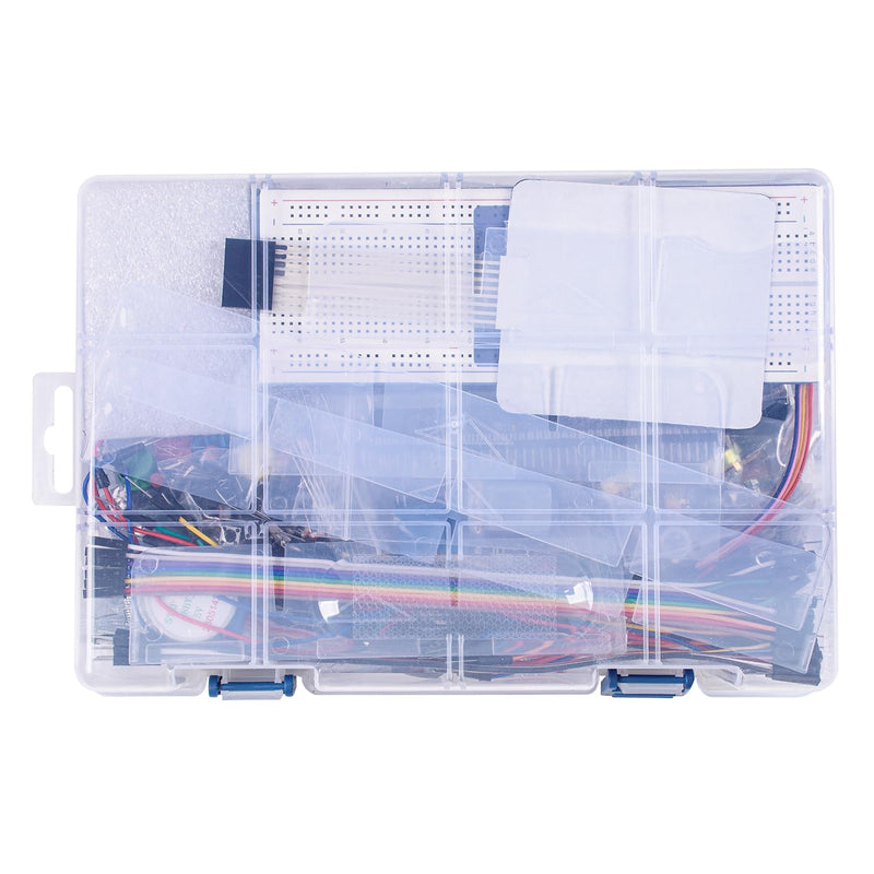  [AUSTRALIA] - Miuzei Starter Kit for Arduino Projects Electronics Kit with Breadboard with 58 Lessons, 235 Components LC Display, Breadboard, Sensors, Relays, GPIO Expansion, for Raspberry Pi Course