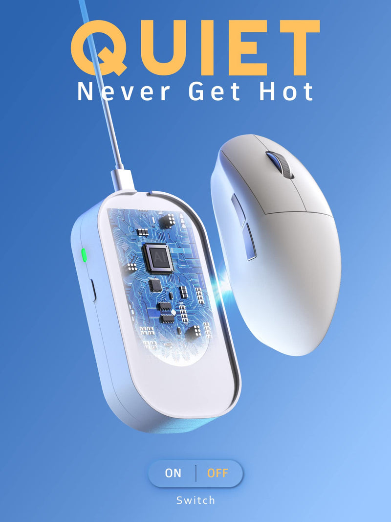  [AUSTRALIA] - BNING Mouse Mover Device to Keep Mouse Moving, Mouse Jiggler Undetectable, No Software Required with ON/Off Switch Mouse Shaker, Automatic Undetectable, Work from Home Must Haves (Boho) Boho