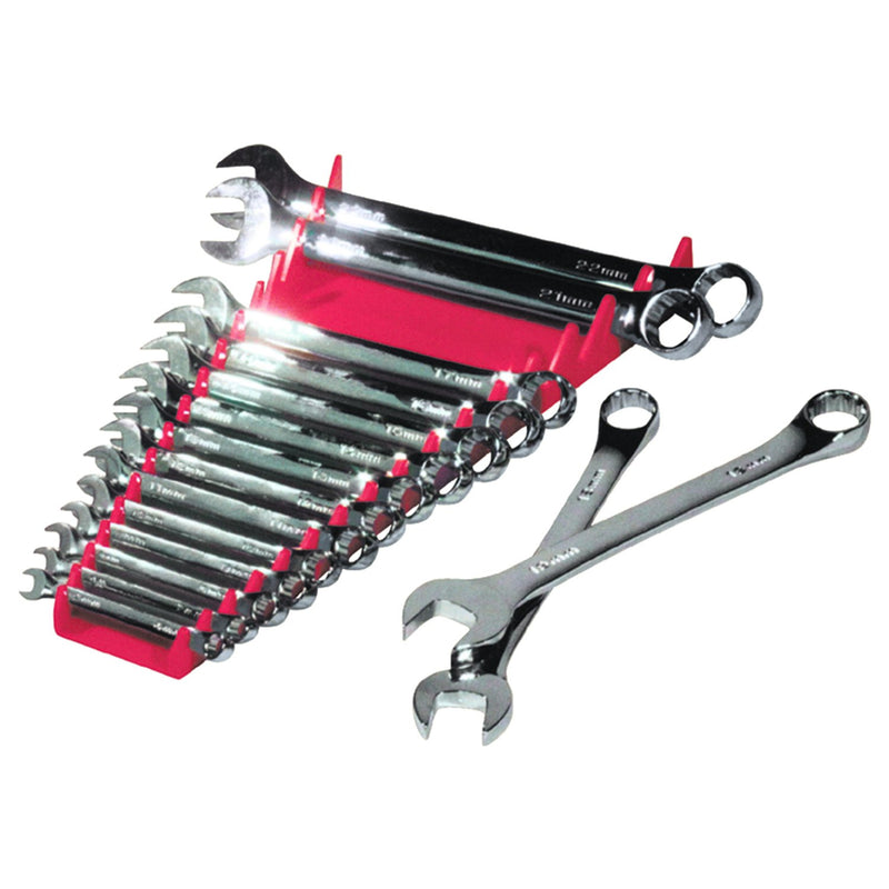 Ernst 5060-Red 16" Tool Standard Wrench Organizer, Red - LeoForward Australia