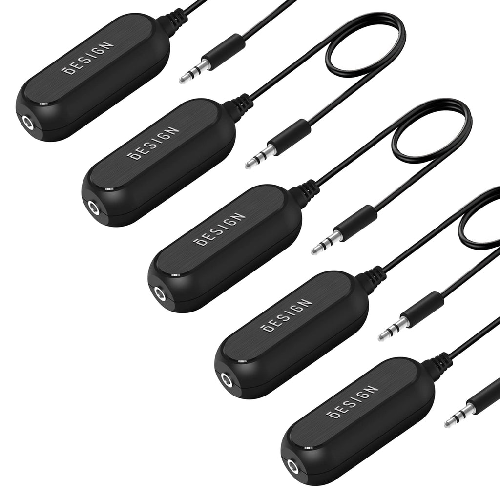  [AUSTRALIA] - BESIGN Ground Loop Noise Isolator for Car Audio/Home Stereo System with 3.5mm Audio Cable, 5-Pack