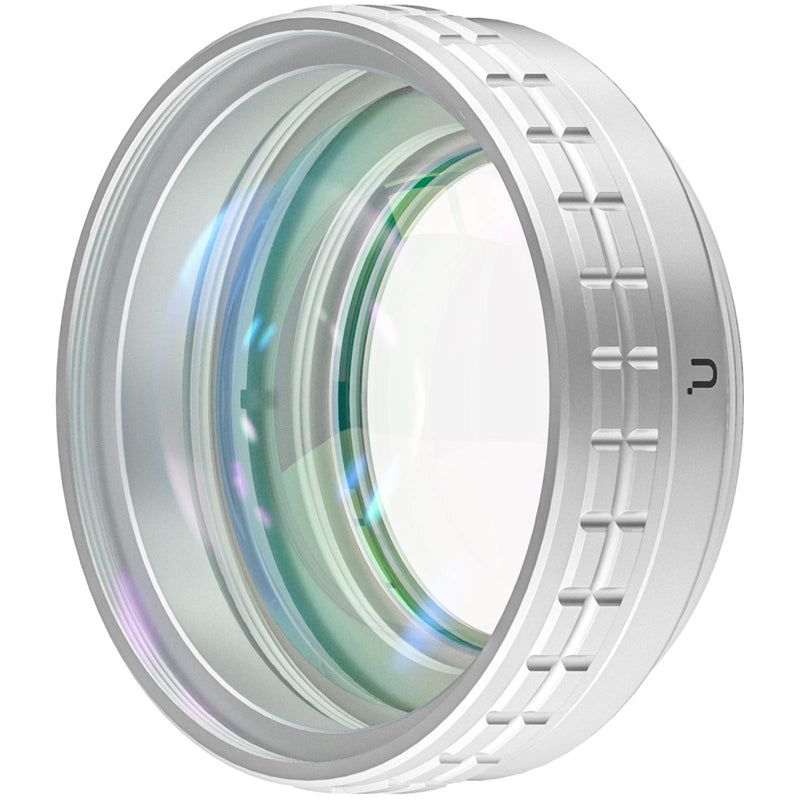  [AUSTRALIA] - Wide Angle Lens for Sony ZV1, ULANZI WL-1 ZV1 18mm Wide Angle/ 10X Macro 2-in-1 Additional Lens for Sony ZV1 Camera (White) White