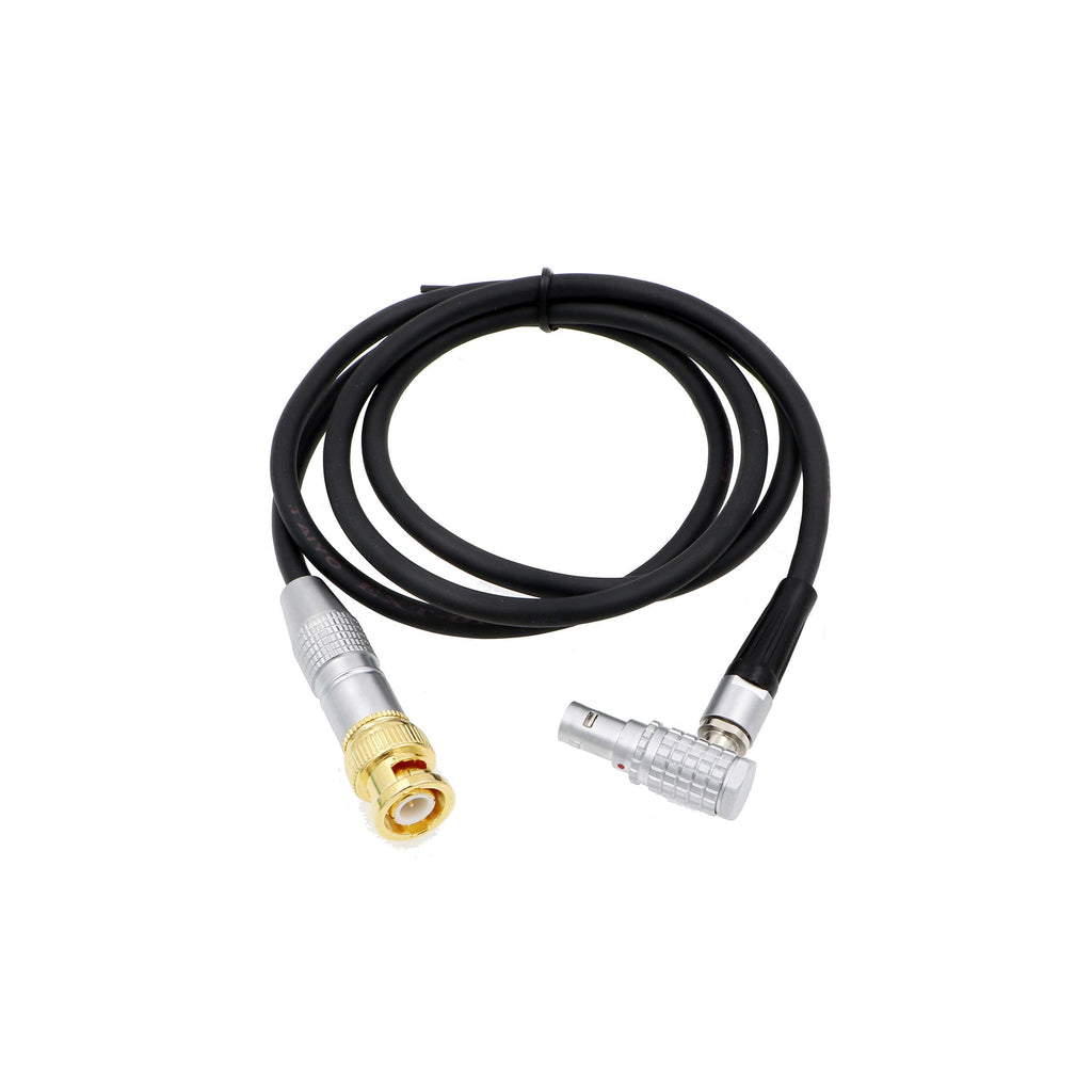  [AUSTRALIA] - Uonecn Time Code TC Cable BNC Male to Right Angle 0B 5 Pin Male for ARRI Alexa Sound Device 39''