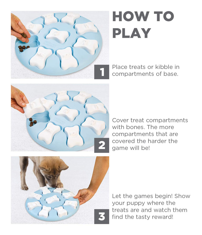 Nina Ottosson By Outward Hound - Interactive Puzzle Game Dog Toys Level 1 (Easy) (Puppy) Smart - LeoForward Australia