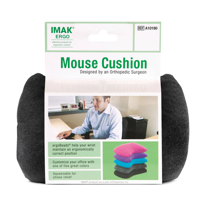 IMAK A10165 Wrist Cushion - Black (D132) (IMAA10165) 9in X 7.5in - LeoForward Australia