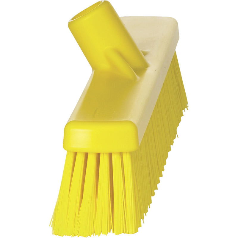 Vikan 31746 Coarse/Fine Sweep Floor Broom Head, Polypropylene Block, 16-1/2" Polyester Bristle, Yellow 3174 - LeoForward Australia