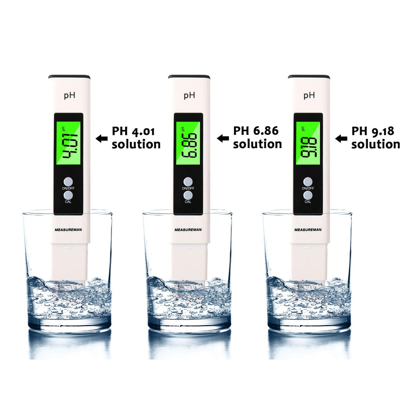 MEASUREMAN PH Meter, Digital PH Tester 0.01 PH High Accuracy Water Quality Tester with 0-14 PH Measurement Range - LeoForward Australia