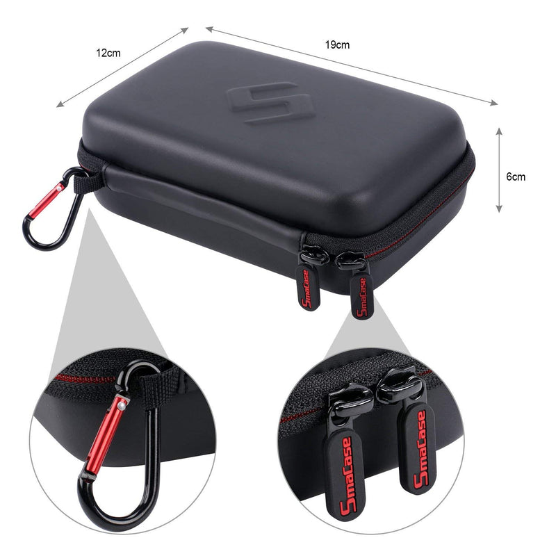  [AUSTRALIA] - Smatree Carrying Case for New Nintendo 3DS XL/New 2DS XL, Hard Protective Shell Travel Case for Nintendo New 3DS/Nintendo New 3DS XL-Super NES Edition- Black/Red Black Red