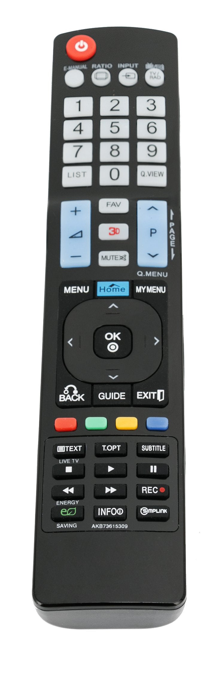 AKB73615309 Replaced Lost Remote Control fit for TV LG AKB73615309 AKB73615306 AKB73615309 32LM6200 32LM6400 32LM6410 42LM6200 42LM6410 42LM6700 42LM7600 - LeoForward Australia