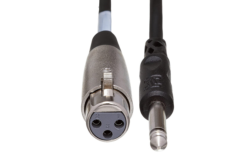  [AUSTRALIA] - Hosa PXF-115 XLR3F to 1/4" TS Unbalanced Interconnect Cable, 15 Feet