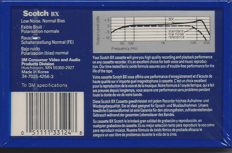  [AUSTRALIA] - Scotch 3M Brand Cassette Tape 90 Minute Normal Bias